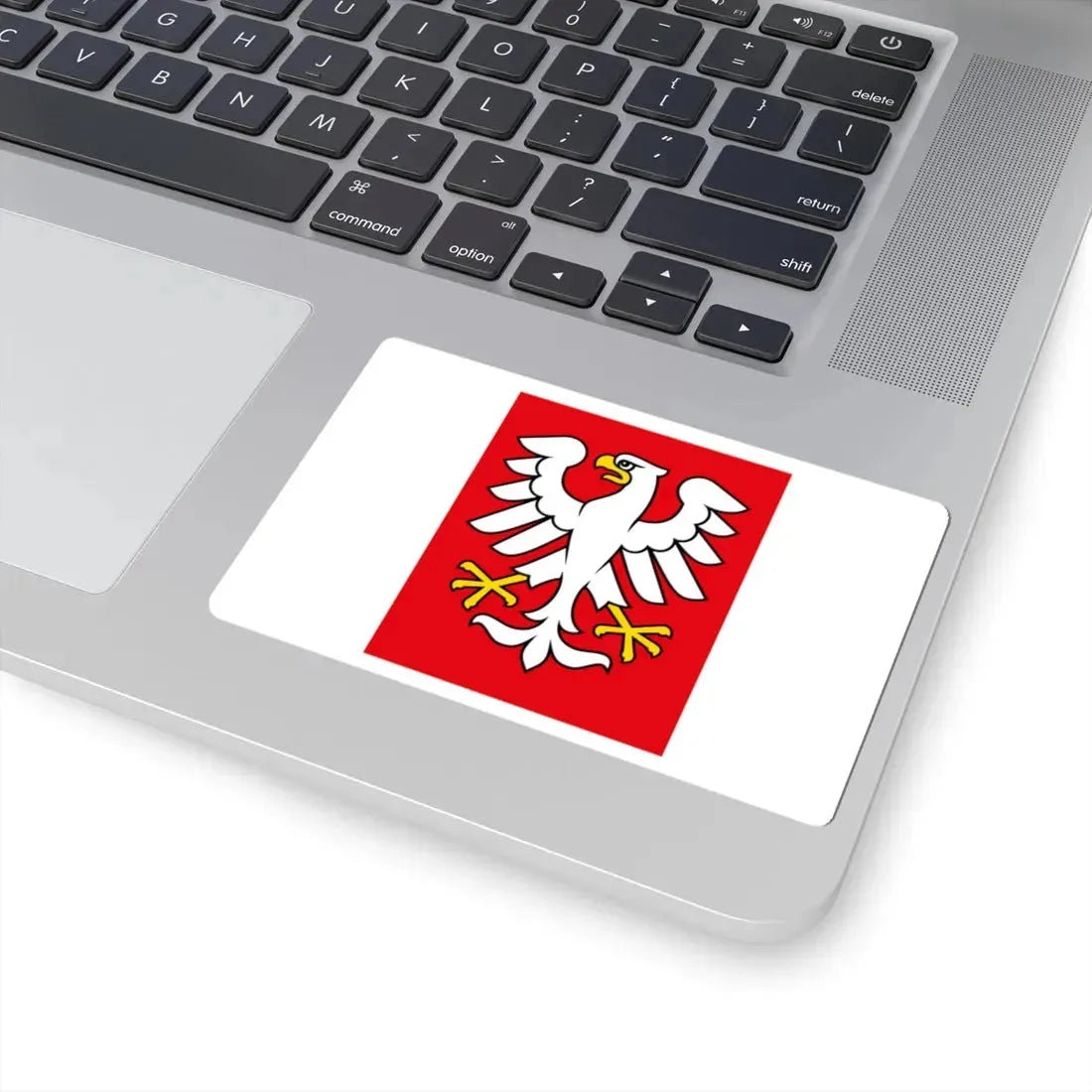 POL Kłecko flag (Poland) STICKER Vinyl Kiss-Cut Decal - The Sticker Space