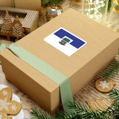 POL Ketrzyn flag (Poland) STICKER Vinyl Kiss-Cut Decal - The Sticker Space