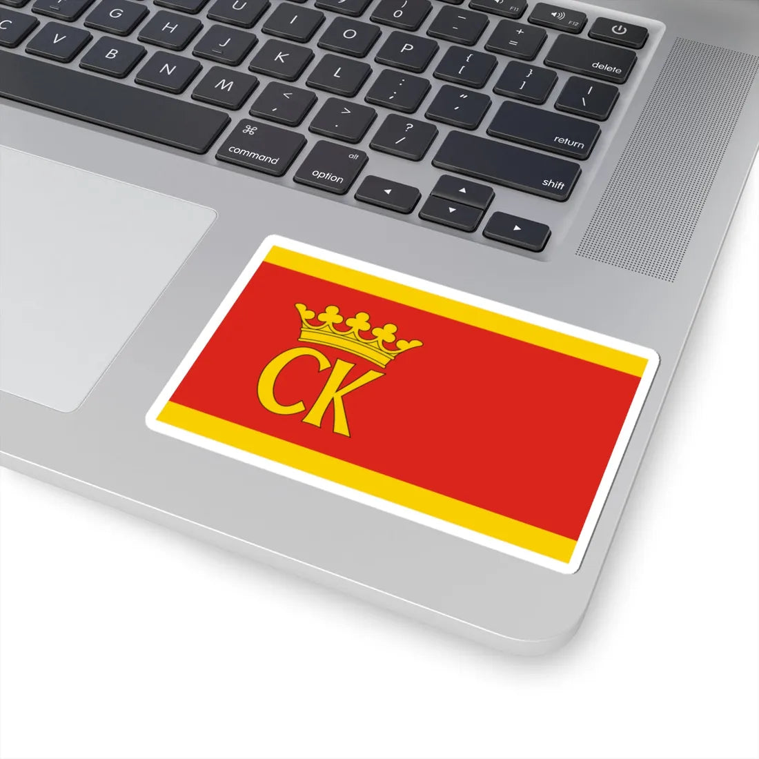 POL Kielce flag (Poland) STICKER Vinyl Kiss-Cut Decal - The Sticker Space