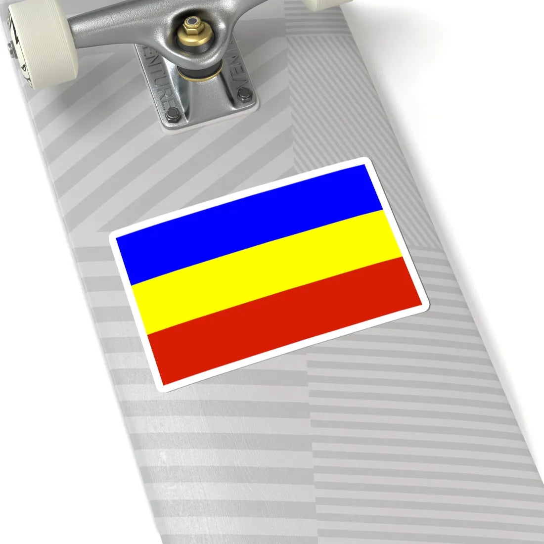 POL Kietrz flag (Poland) STICKER Vinyl Kiss-Cut Decal - The Sticker Space