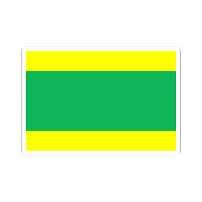 POL Kleszczow flag (Poland) STICKER Vinyl Kiss-Cut Decal 2 Inch White - The Sticker Space