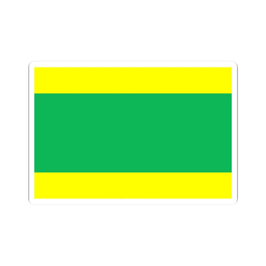 POL Kleszczow flag (Poland) STICKER Vinyl Kiss-Cut Decal 2 Inch White - The Sticker Space