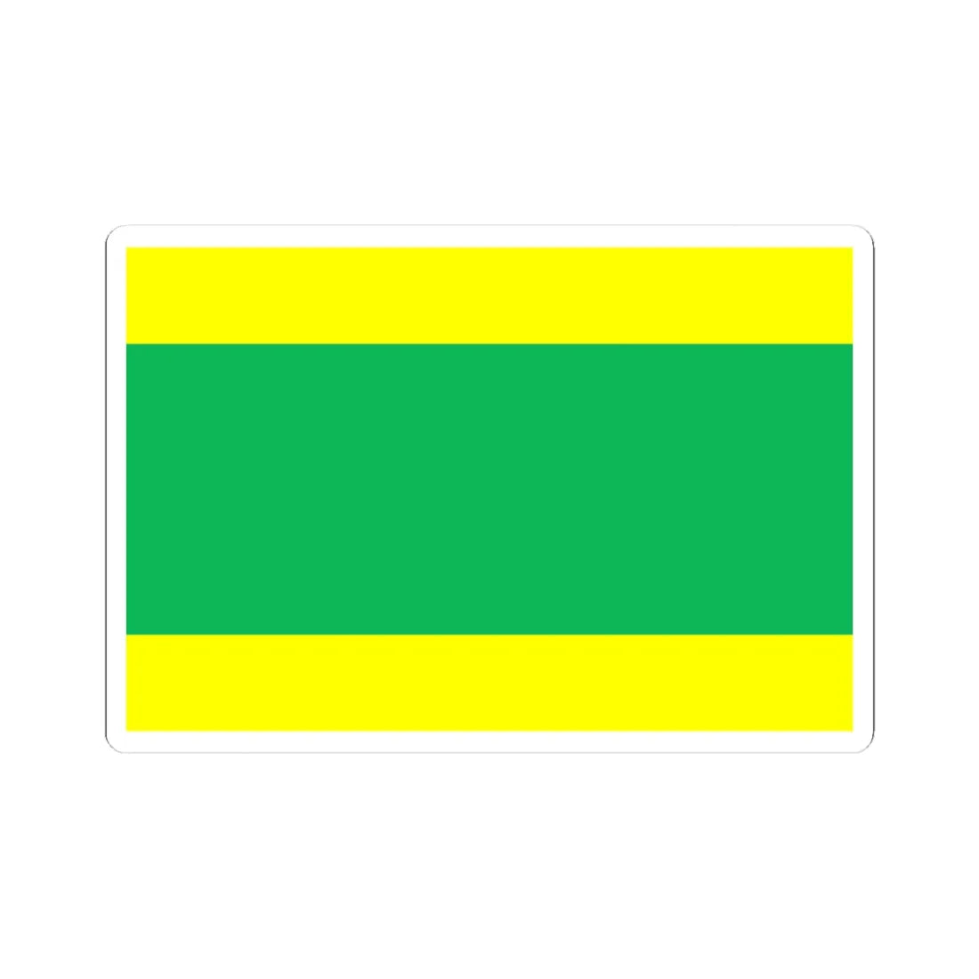 POL Kleszczow flag (Poland) STICKER Vinyl Kiss-Cut Decal 3 Inch White - The Sticker Space