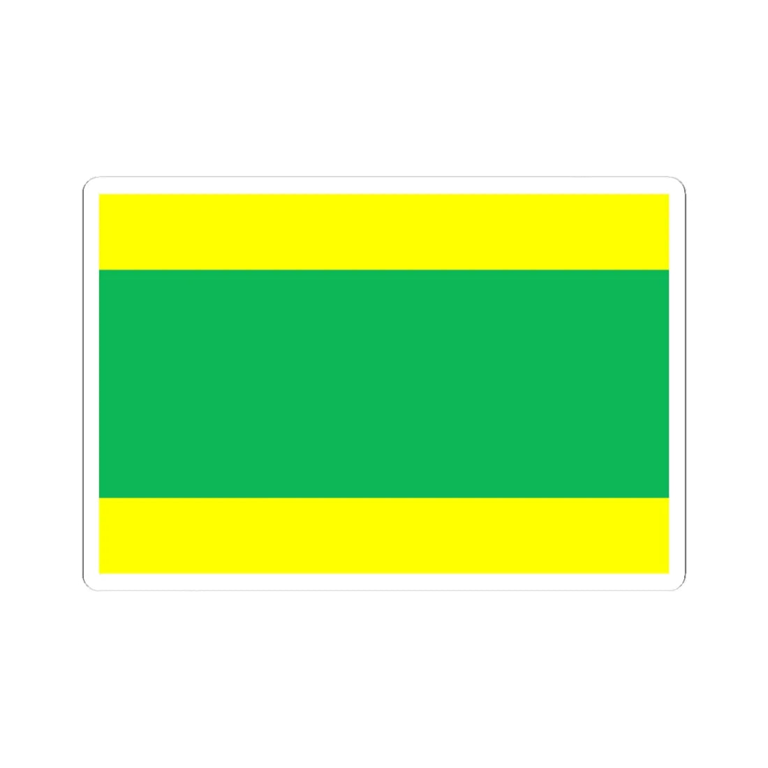 POL Kleszczow flag (Poland) STICKER Vinyl Kiss-Cut Decal 4 Inch White - The Sticker Space