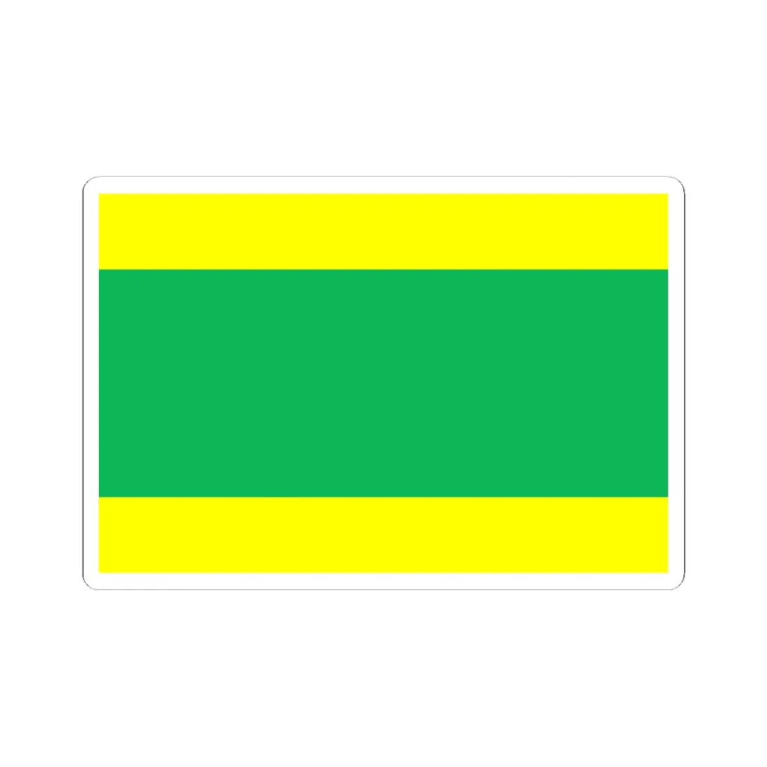 POL Kleszczow flag (Poland) STICKER Vinyl Kiss-Cut Decal 6 Inch White - The Sticker Space