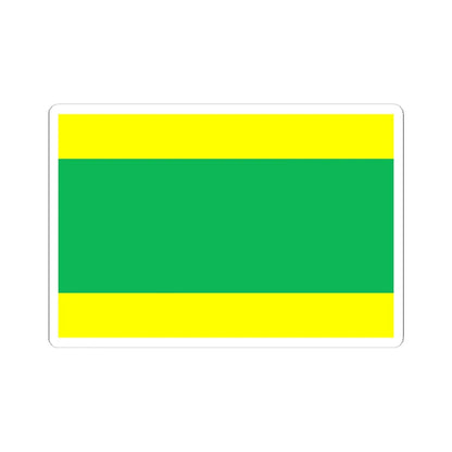 POL Kleszczow flag (Poland) STICKER Vinyl Kiss-Cut Decal 6 Inch White - The Sticker Space