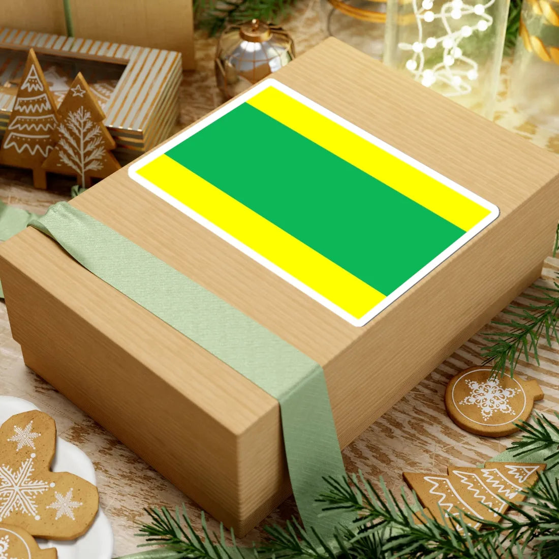 POL Kleszczow flag (Poland) STICKER Vinyl Kiss-Cut Decal - The Sticker Space