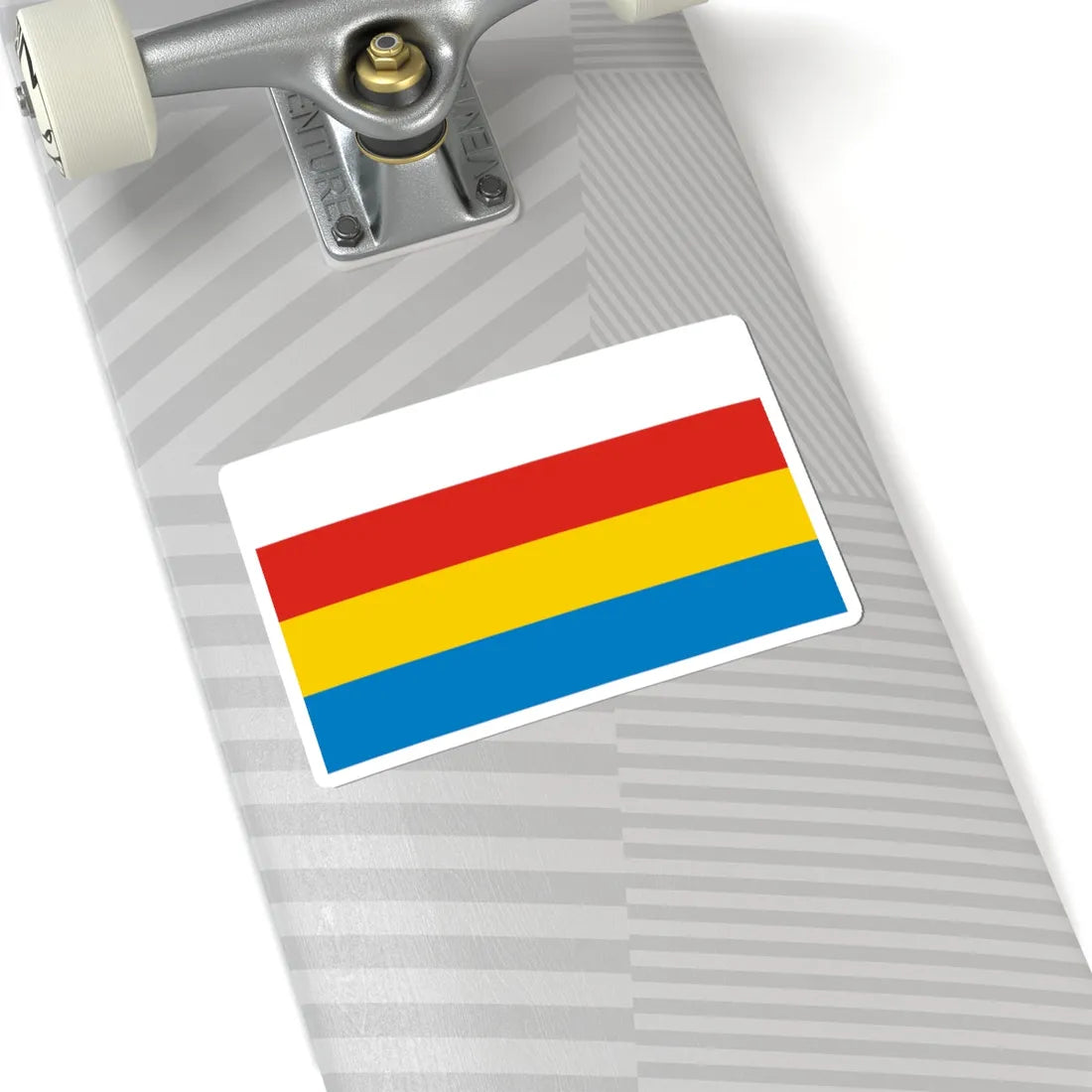 POL Knurow flag (Poland) STICKER Vinyl Kiss-Cut Decal - The Sticker Space