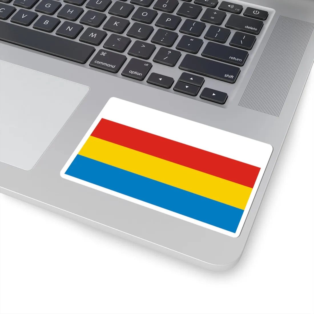 POL Knurow flag (Poland) STICKER Vinyl Kiss-Cut Decal - The Sticker Space