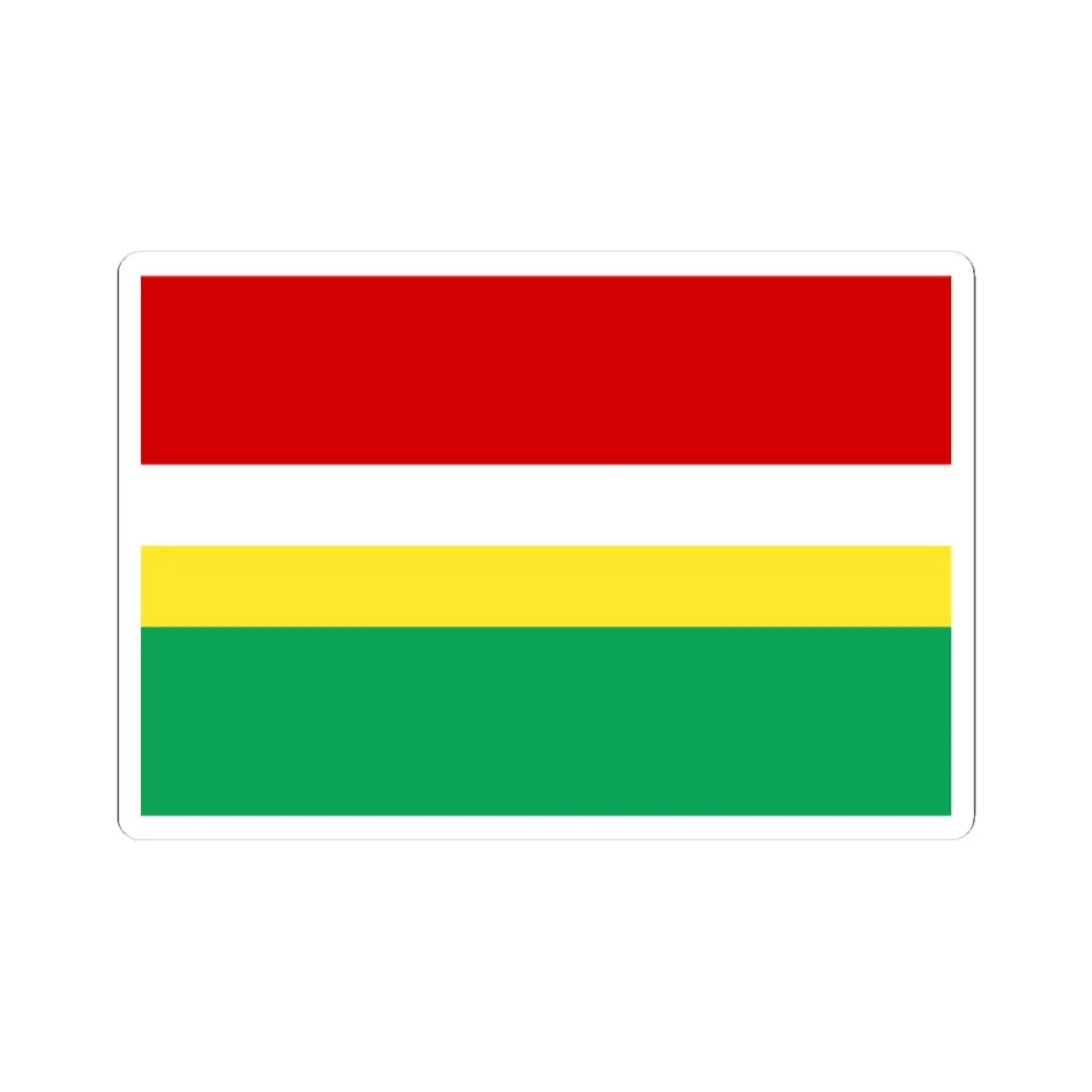 POL Kobiele Wielkie flag (Poland) STICKER Vinyl Kiss-Cut Decal 3 Inch White - The Sticker Space