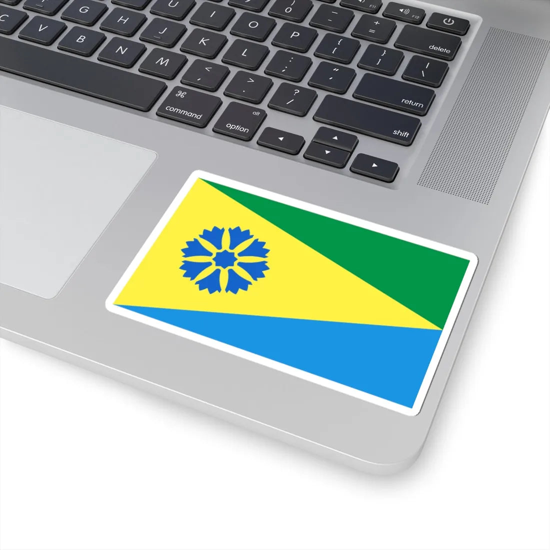 POL Kociewie flag (Poland) STICKER Vinyl Kiss-Cut Decal - The Sticker Space