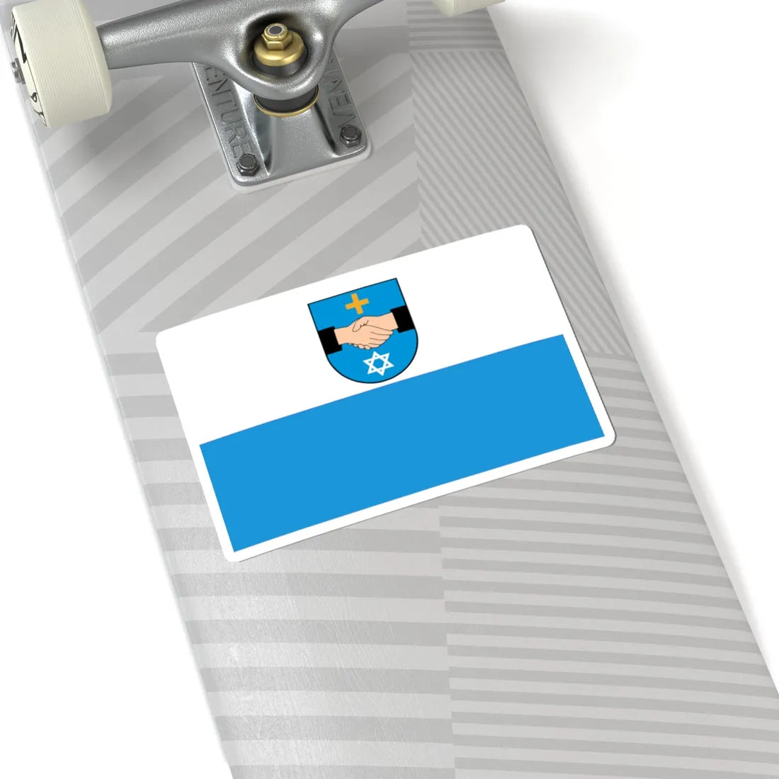 POL Kolbuszowa flag (Poland) STICKER Vinyl Kiss-Cut Decal - The Sticker Space