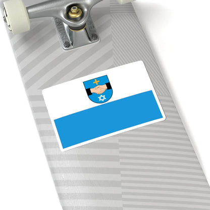 POL Kolbuszowa flag (Poland) STICKER Vinyl Kiss-Cut Decal - The Sticker Space