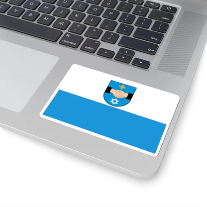 POL Kolbuszowa flag (Poland) STICKER Vinyl Kiss-Cut Decal - The Sticker Space