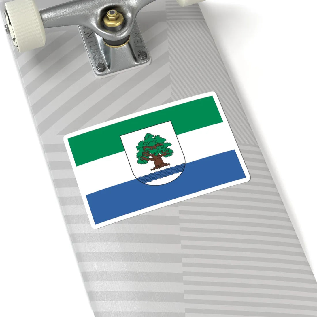 POL Konstancin-Jeziorna flag (Poland) STICKER Vinyl Kiss-Cut Decal - The Sticker Space