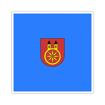 POL Koło flag (Poland) STICKER Vinyl Kiss-Cut Decal 2 Inch White - The Sticker Space