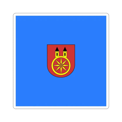 POL Koło flag (Poland) STICKER Vinyl Kiss-Cut Decal 6 Inch White - The Sticker Space