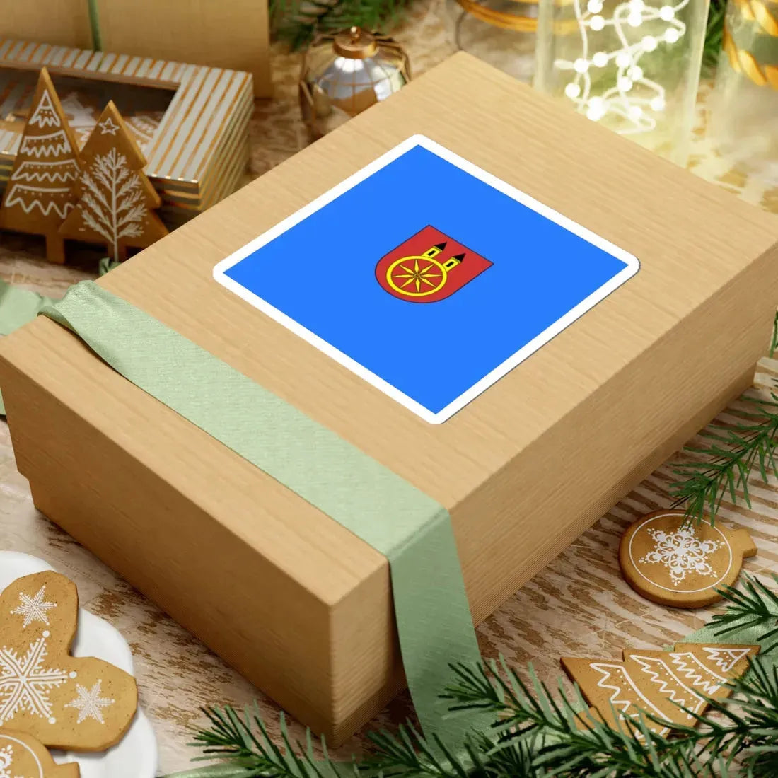 POL Koło flag (Poland) STICKER Vinyl Kiss-Cut Decal - The Sticker Space