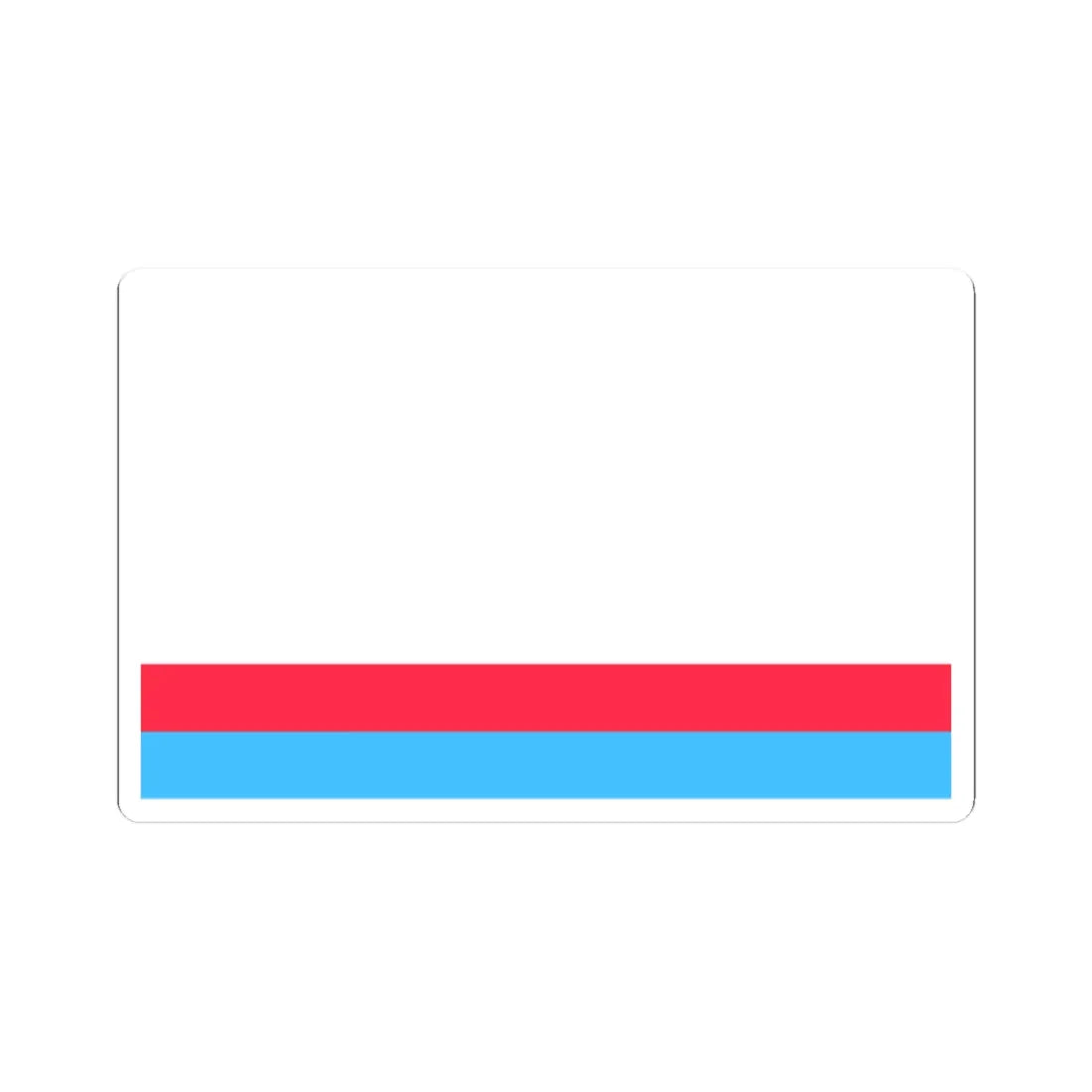 POL Korfantow flag (Poland) STICKER Vinyl Kiss-Cut Decal 2 Inch White - The Sticker Space