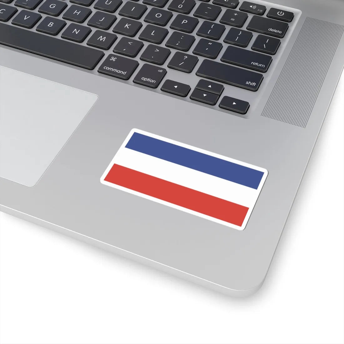 POL Kostrzyn nad Odra flag (Poland) STICKER Vinyl Kiss-Cut Decal - The Sticker Space