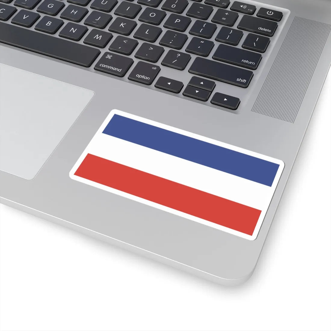 POL Kostrzyn nad Odra flag (Poland) STICKER Vinyl Kiss-Cut Decal - The Sticker Space