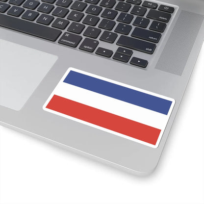 POL Kostrzyn nad Odra flag (Poland) STICKER Vinyl Kiss-Cut Decal - The Sticker Space