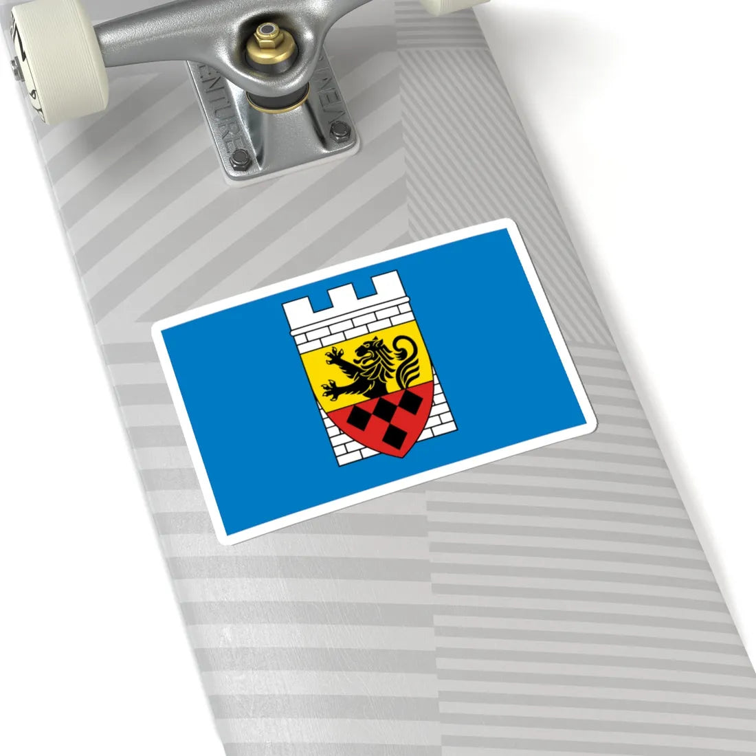 POL Kozminek flag (Poland) STICKER Vinyl Kiss-Cut Decal - The Sticker Space