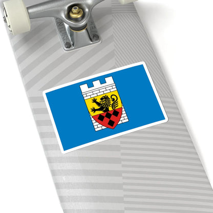 POL Kozminek flag (Poland) STICKER Vinyl Kiss-Cut Decal - The Sticker Space