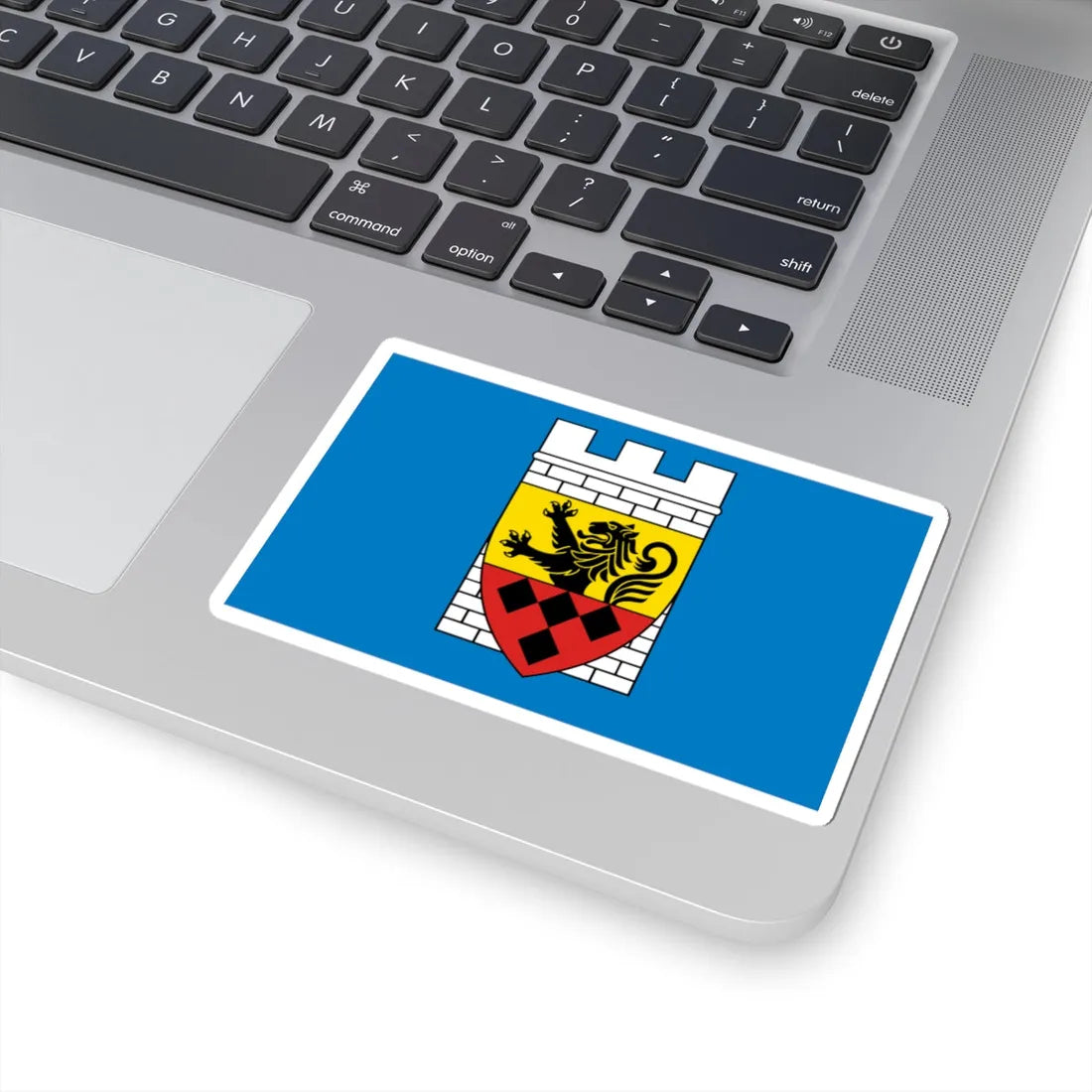 POL Kozminek flag (Poland) STICKER Vinyl Kiss-Cut Decal - The Sticker Space