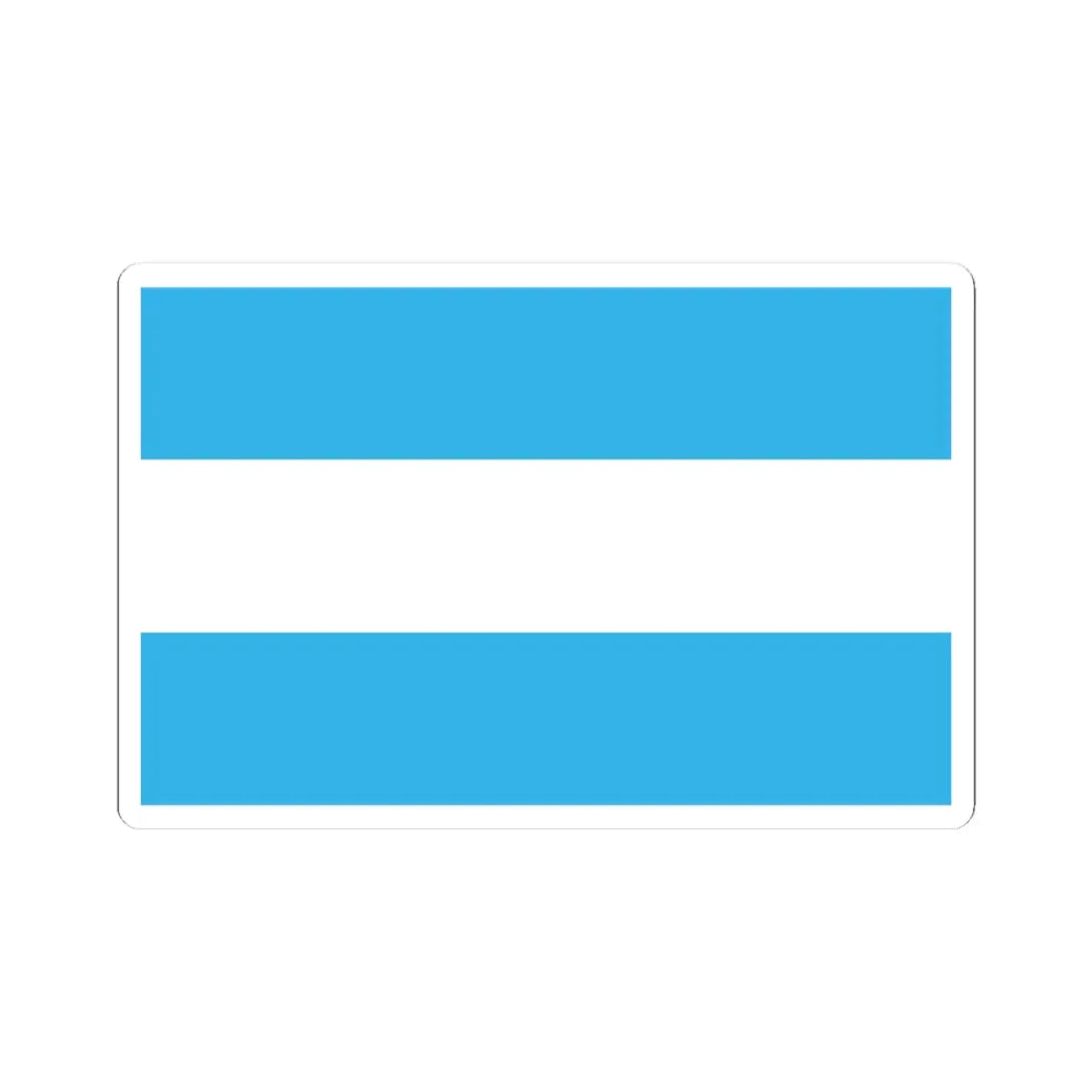 POL Kozuchow flag (Poland) STICKER Vinyl Kiss-Cut Decal 3 Inch White - The Sticker Space