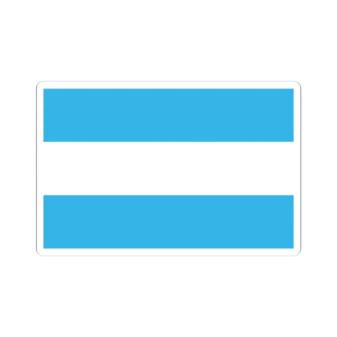 POL Kozuchow flag (Poland) STICKER Vinyl Kiss-Cut Decal 4 Inch White - The Sticker Space