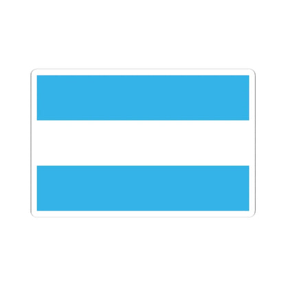 POL Kozuchow flag (Poland) STICKER Vinyl Kiss-Cut Decal 4 Inch White - The Sticker Space