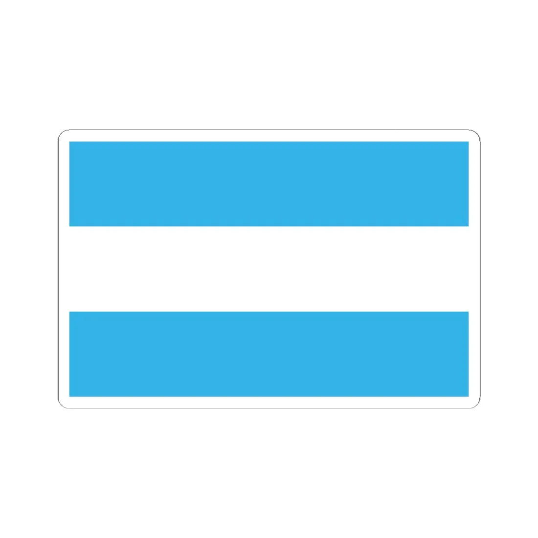 POL Kozuchow flag (Poland) STICKER Vinyl Kiss-Cut Decal 6 Inch White - The Sticker Space