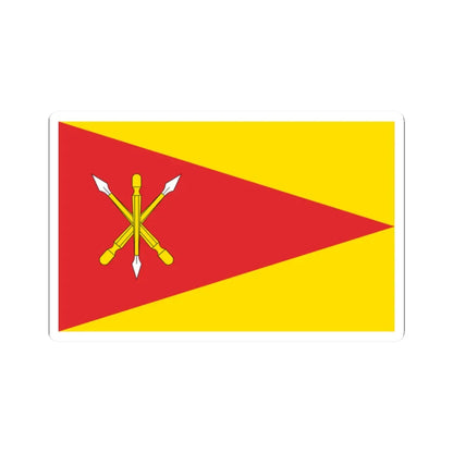 POL Krasnik flag (Poland) STICKER Vinyl Kiss-Cut Decal 2 Inch White - The Sticker Space