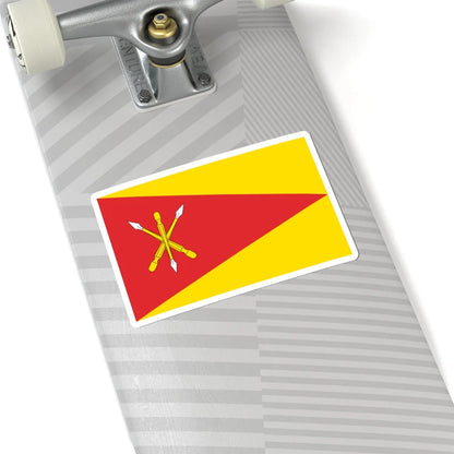 POL Krasnik flag (Poland) STICKER Vinyl Kiss-Cut Decal - The Sticker Space