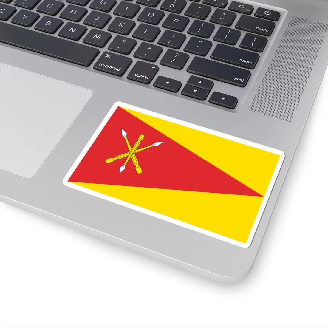 POL Krasnik flag (Poland) STICKER Vinyl Kiss-Cut Decal - The Sticker Space