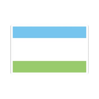 POL Krosno Odrzanskie flag (Poland) STICKER Vinyl Kiss-Cut Decal 2 Inch White - The Sticker Space