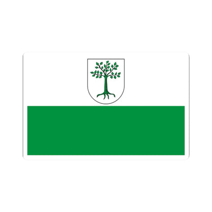 POL Kruszwica flag (Poland) STICKER Vinyl Kiss-Cut Decal 2 Inch White - The Sticker Space