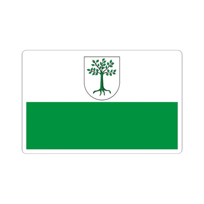 POL Kruszwica flag (Poland) STICKER Vinyl Kiss-Cut Decal 6 Inch White - The Sticker Space