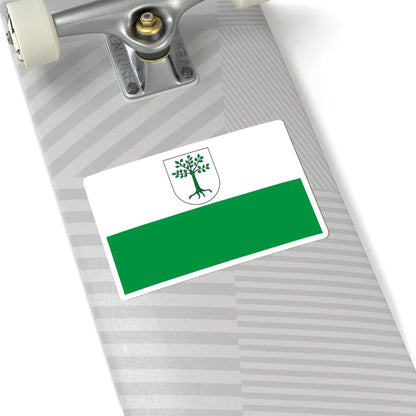 POL Kruszwica flag (Poland) STICKER Vinyl Kiss-Cut Decal - The Sticker Space