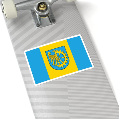 POL Kuznia Raciborska flag (Poland) STICKER Vinyl Kiss-Cut Decal - The Sticker Space