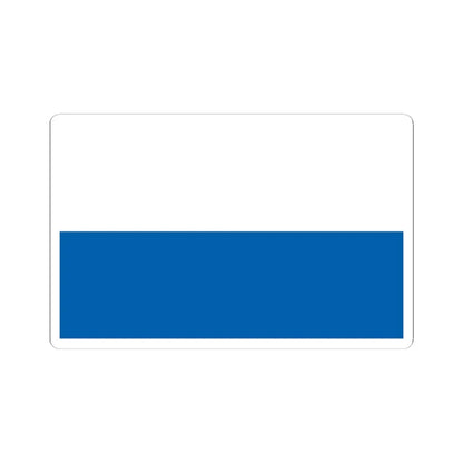 POL Legnica flag (Poland) STICKER Vinyl Kiss-Cut Decal 3 Inch White - The Sticker Space