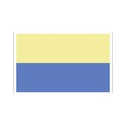 POL Lesnica flag (Poland) STICKER Vinyl Kiss-Cut Decal 2 Inch White - The Sticker Space