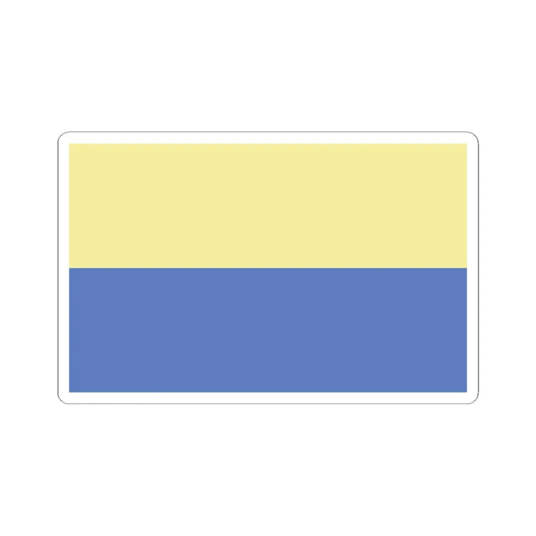 POL Lesnica flag (Poland) STICKER Vinyl Kiss-Cut Decal 6 Inch White - The Sticker Space