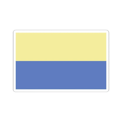 POL Lesnica flag (Poland) STICKER Vinyl Kiss-Cut Decal 6 Inch White - The Sticker Space