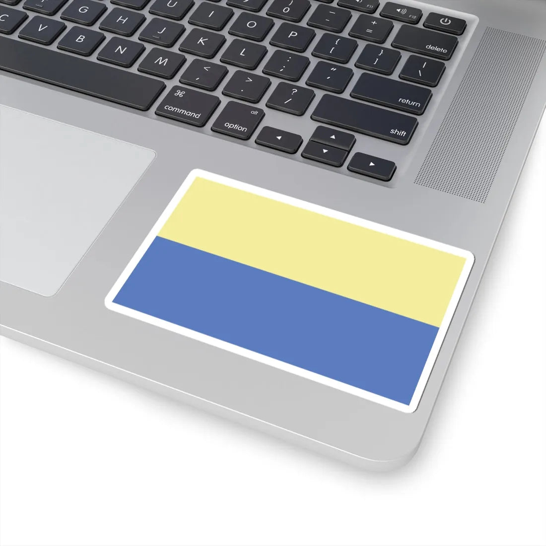 POL Lesnica flag (Poland) STICKER Vinyl Kiss-Cut Decal - The Sticker Space