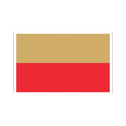 POL Leszno flag (Poland) STICKER Vinyl Kiss-Cut Decal 2 Inch White - The Sticker Space