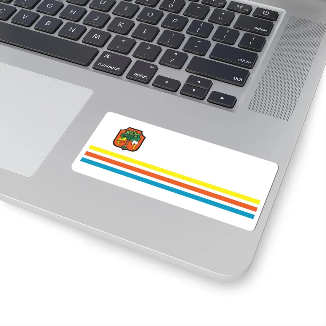 POL Limanowa FLAG (Poland) STICKER Vinyl Kiss-Cut Decal - The Sticker Space