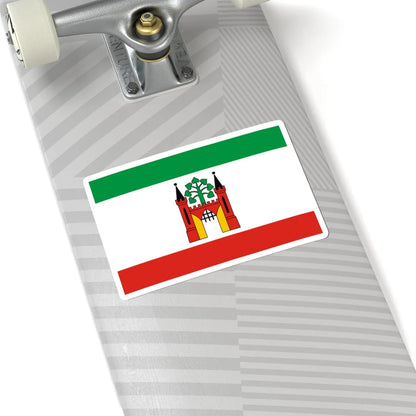 POL Lipno flag (Poland) STICKER Vinyl Kiss-Cut Decal - The Sticker Space