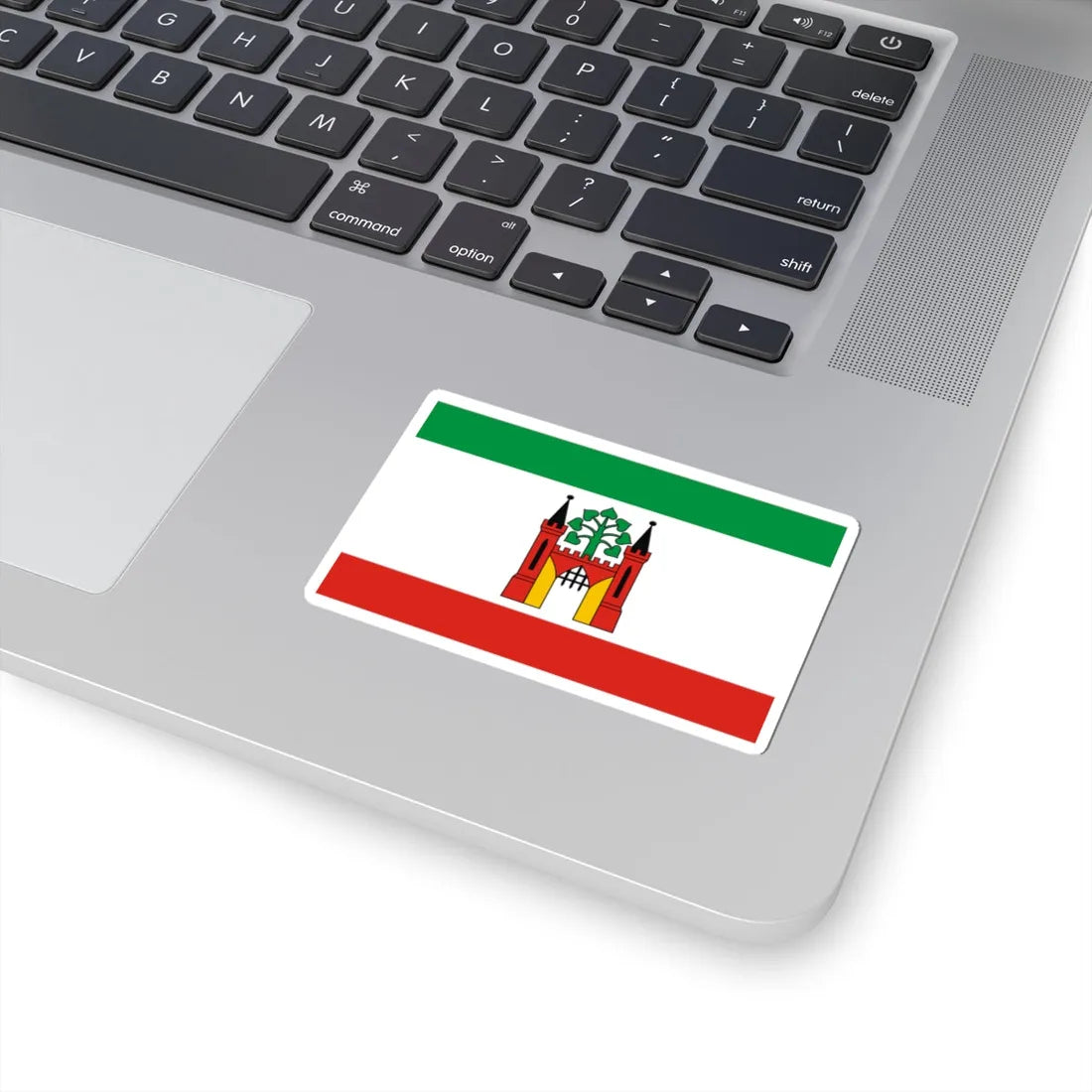 POL Lipno flag (Poland) STICKER Vinyl Kiss-Cut Decal - The Sticker Space